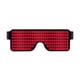 thumbnail image 1 of Irfora Gafas de luz LED cargables por USB Gafas inteligentes Gafas luminosas de moda Gafas brillantes para la decoración diaria Bar Club KTV Disfraces de fiesta Rojo Irfora Lentes, 1 of 7