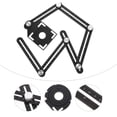 thumbnail image 4 of EeaseMX Regla de seis pliegues de aleación de aluminio, localizador de aberturas de azulejos, perforadora universal, 4 of 7