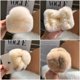 thumbnail image 4 of YHJ New Rabbit Hair Square Plush Hair Clips Ponytail Cute Crab Hair Clip Winter Hair Clip for Girl Shark Clip Hair Accessories, 4 of 5