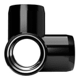 thumbnail image 5 of FORMUFIT PVC Fitting, 4-Way Tee Side Outlet , Furniture Grade, 1-1/4" Size, Black, 4-Pack (F1144WT-BK-4), 5 of 7