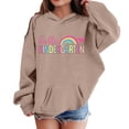 thumbnail image 4 of HCYSFG Girls Back To School Hoodies Third Grade Vibes Daisy Graphic Long Sleeve Sweatshirt Loose Casual Fall Winter Pullover Top, 4 of 4