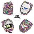 thumbnail image 5 of FORMRS Mini Backpack Purse for Women Travel Daypack Casual Shoulder Bag, Colorful Plaid, 5 of 7