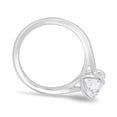 thumbnail image 3 of 3.00Ct Elongated Cushion Cut Moissanite Engagement Ring, Trellis Set, 14K White Gold, 3 of 7