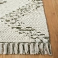 thumbnail image 3 of SAFAVIEH Vermont Winthrop Chevron Runner Rug, Ivory/Green, 2'3" x 8', 3 of 8