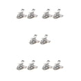 thumbnail image 1 of ZLight Knitting Ring Animal Jewelry Gifts Opening Rings Guide Crocheting DIY Daily Sewing Supplies Wedding Using Silver NJ135 5Set, 1 of 6