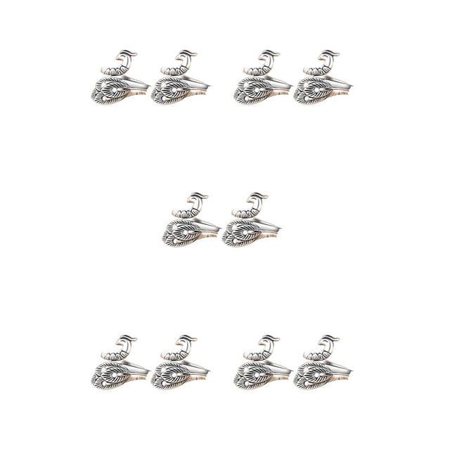 ZLight Knitting Ring Animal Jewelry Gifts Opening Rings Guide Crocheting DIY Daily Sewing Supplies Wedding Using Silver NJ135 5Set