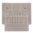 thumbnail image 1 of SEWACC 2 Pcs Bracelet Design Board Bracelet Sizer Grey PP for Jewelry Making for Women and Men, 1 of 8