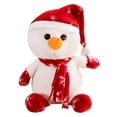 thumbnail image 1 of Snowball Plush Stuffed Animal Snowman Christmas Plush Toys 10 Inches, 1 of 5