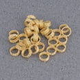 thumbnail image 2 of 30PCS Wig Accessories Hair Extensions Crimp Rings Hair Braids Dreadlock Beads Cuffs Clips (Golden), 2 of 8