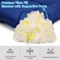 thumbnail image 6 of Millsilo Outdoor Rocking Chair Cushion 44" x 19" x 4", High Back Patio Rocker Replacement Cushion, Water-Repellent, UV Fade-Resistant, Non-Slip Bottom, Blue, 6 of 7