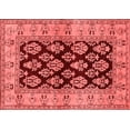 thumbnail image 1 of Ahgly Company Indoor Rectangle Oriental Red Industrial Area Rugs, 4' x 6', 1 of 4