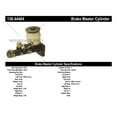 thumbnail image 4 of Centric Parts 130.44404 Brake Master Cylinder, 4 of 4