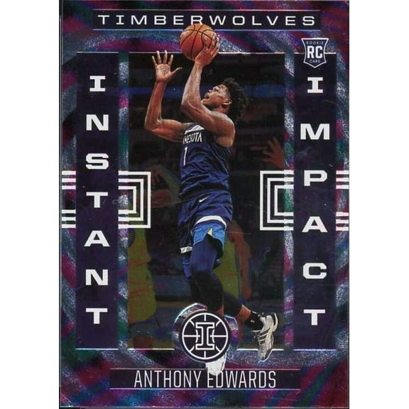 NBA 2020-21 Panini Illusions Instant Impact Anthony Edwards #7 (Rookie)