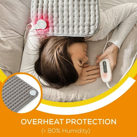 Beurer - Large Ultra-Soft Heating Pad - Gray