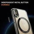 thumbnail image 3 of Decase Magnetic Case for iPhone XS Max,Compatible with Mag-safe,Military-Grade Protection,Slim Stylish Non-Yellowing Shockproof Case for iPhone XS Max,Clear Anti-Scratch Back Cover,Black, 3 of 8
