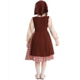 thumbnail image 5 of AWZXDE Girls Set with Plaid Dress and Matching Accessories for Themed Parties and Dress-Up Play, 5 of 8