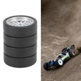 thumbnail image 4 of Drifting Car Tire, Easy Installation Replacement Parts Rubber Wheel 4PCS RC Drift Car Tires  for AE86 Remote Control Car, 4 of 8