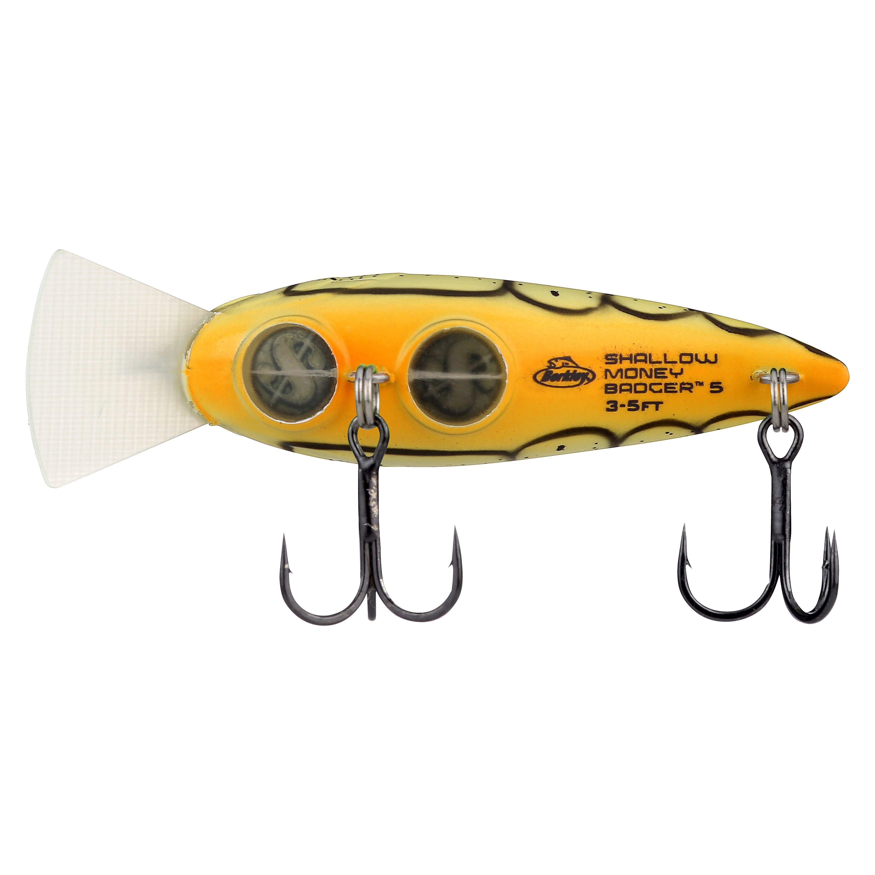 Berkley Shallow Money Badger Fishing Crankbait, 2.5 in, Hybrid Baitfish-Crayfish