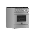 thumbnail image 3 of FORNO Giovanni 30-inch Gas Range Stainless Steel, 5 Burners 67,000 BTU, 4.32 cu.ft. Convection Oven, 3 of 5