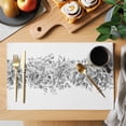 thumbnail image 2 of Spring Watercolor Placemats Set of 8, Gray Eucalyptus Leaves Non-Slip Place Mats Washable Table Mats for Kitchen Dining Table Decorations Indoor/Outdoor, 2 of 9
