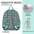 thumbnail image 5 of Retro Horse Student Backpack – Wild Foal Print With Rainbow Floral Pattern Rural Farm Pony Cute Design, 5 of 6
