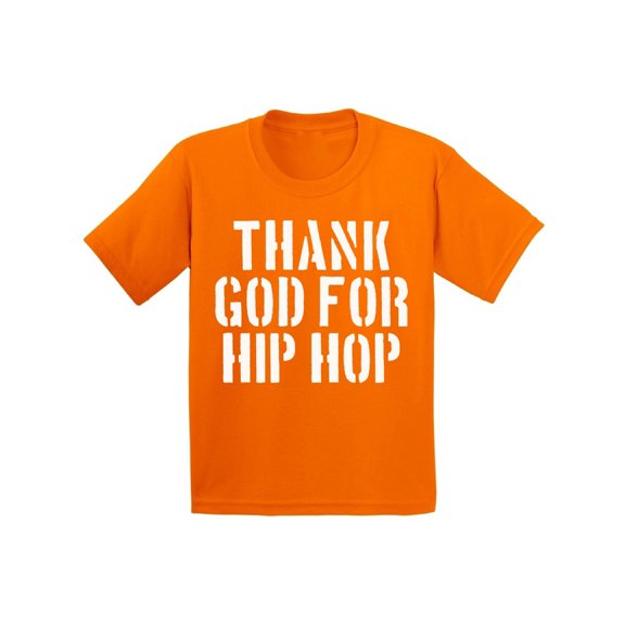 Awkward Styles Thank God for Hip Hop Youth T Shirt Christian T Shirt for Boys Christian Shirts for Girls Funny Religious T-Shirt for Children Christian Gifts Jesus Clothes Hip Hop T-Shirt for Kids