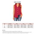 thumbnail image 5 of Camisetas sin mangas casuales,Camisetas sin mangas para mujer Blusa casual con botones Camisetas sin mangas de trabajo construidas para el futuro, 5 of 5