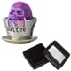 thumbnail image 2 of Charm metálico púrpura calavera S92 SkullCup01 4Pzas Plata S925 Chapa Separador Fijo Taza/Cráneo Plateado/Multicolor Caj, 2 of 2