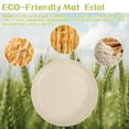 thumbnail image 4 of 12 PACK 6 Inch Lightweight Wheat Straw Plates, Microwave and Dishwasher Safe BPA Free and Healthy Wheat Straw Plates, Unbreakable Deep Dinner Plates, 4 of 7