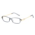 thumbnail image 1 of Gafas retro rectangulares de moda para mujer, estilo años 90, gafas pequeñas cuadradas con filtro de luz azul, gafas retro, 1 of 3