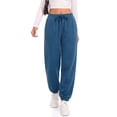 thumbnail image 4 of Fantaslook Fleece Lined Sweatpants for Women High Waisted Winter Baggy Pants with Pockets Drawstring Elastic Waist Joggers, 4 of 10
