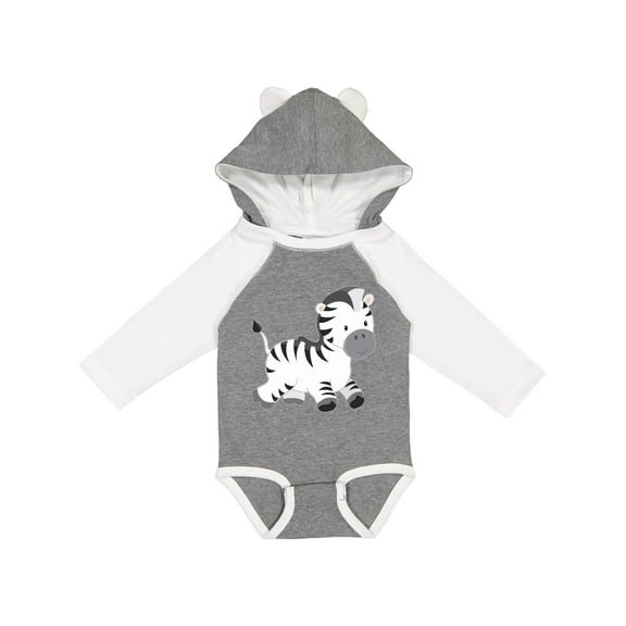 Inktastic Zebra Boys or Girls Long Sleeve Baby Bodysuit
