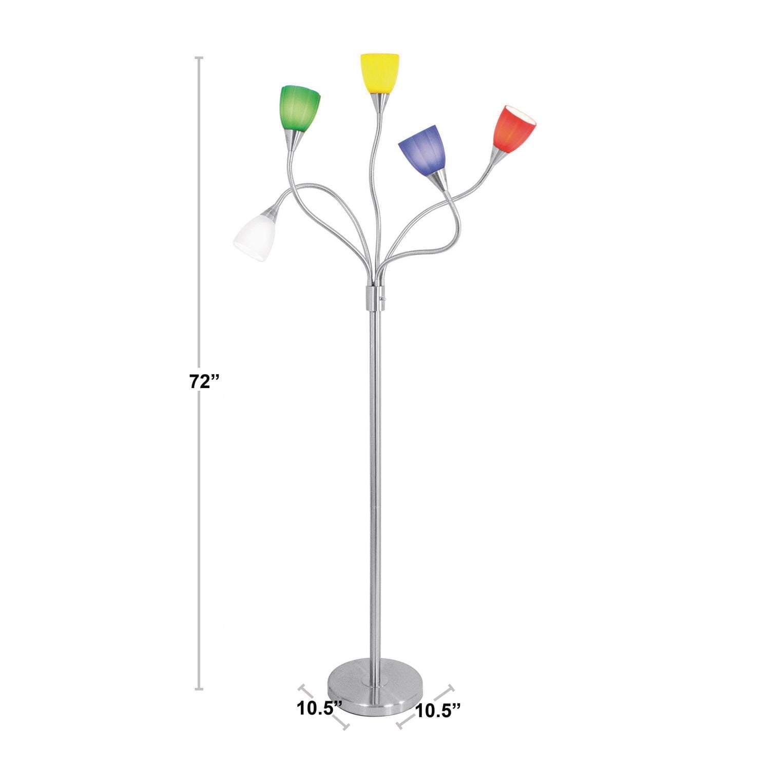 Lampadaire contemporain Medusa, par LumiSource