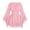 Pink, variant on Chiccall Women's Halloween Gothic Renaissance Dress Mesh Long Sleeve Deep V Smocked Waist Medieval Peasant Dresses