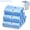 Blue, variant on 300 Pcs Mini Trash Bags, Blue Mini Trash Can Liners, garbage Bags for Bathroom, Kitchen, Home, Pet use 13.7 x 11.8 inches