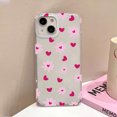 thumbnail image 1 of Love Heart Phone Case For iPhone 13 Case for iPhone 11 15 16 12 14 Pro Max Mini Shockproof Translucent Clear Cover Soft Funda JO82 For iPhone 12Pro Max, 1 of 6