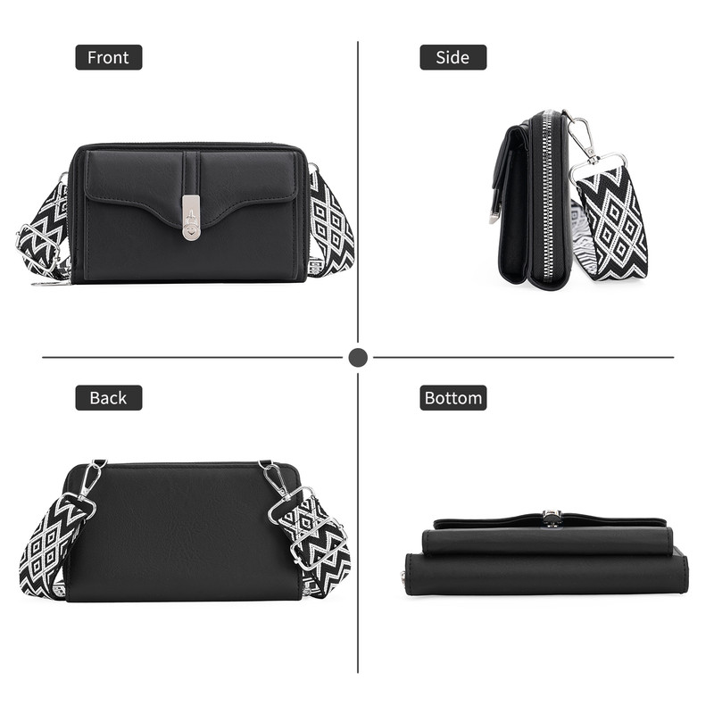 FALAN MULE Women's Crossbody Phone Bag Lightweight Large Capacity Shoulder Bag with Card Slots Coin Purse Stylish Cute Cell Phone Pouch