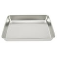 thumbnail image 4 of Mosiee High Quality Food Tray Serving Dishes Kitchen Kitchen Tool Rectangular Serving Decoration Stainless Steel Tray Plate, 4 of 9