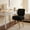 Black, variant on Vanity Chair with Storage and Folding Back, Sherpa Upholstered Makeup Stool, Dressing Table Chair with Hidden Storage, Sturdy Metal Legs, Tool-Free Assembly,Green