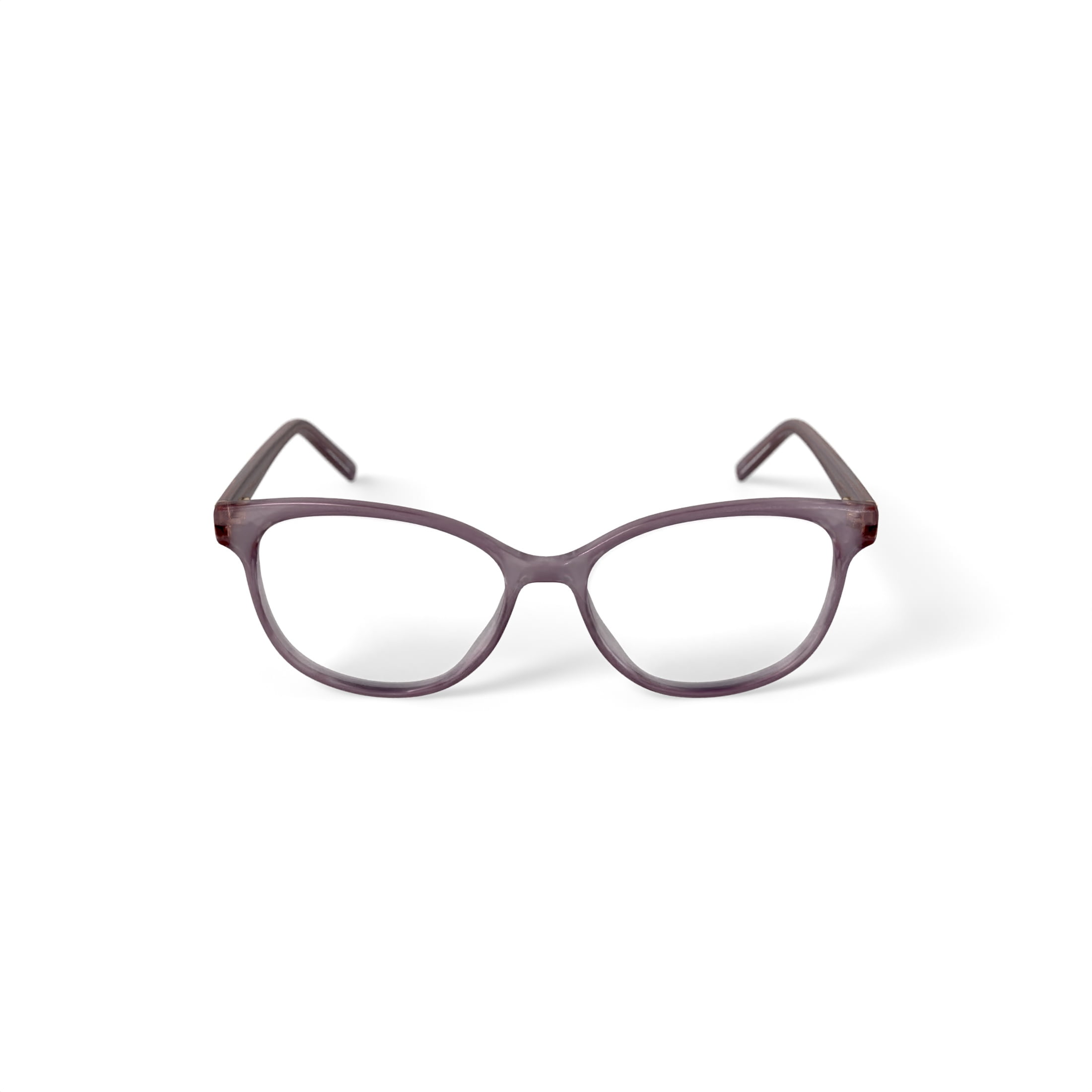 Bio Eyes Women's BE223 Geranium Round Prescription Eyeglasses with Case, Pink Crystal