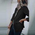 thumbnail image 5 of Women Long Sleeve Business Jackets Casual Work Cardigan Jacket Shawl Neck Blazers, 5 of 5