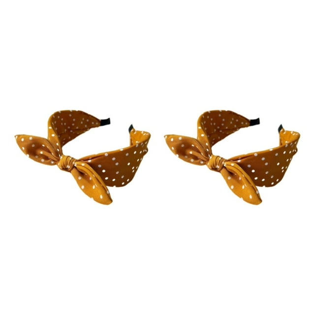 Guardoinrt Restez à la Mode avec des Bandeaux Style Coréen pour Femmes Confortables et Résistants à la Transpiration Jaune 2ensemble