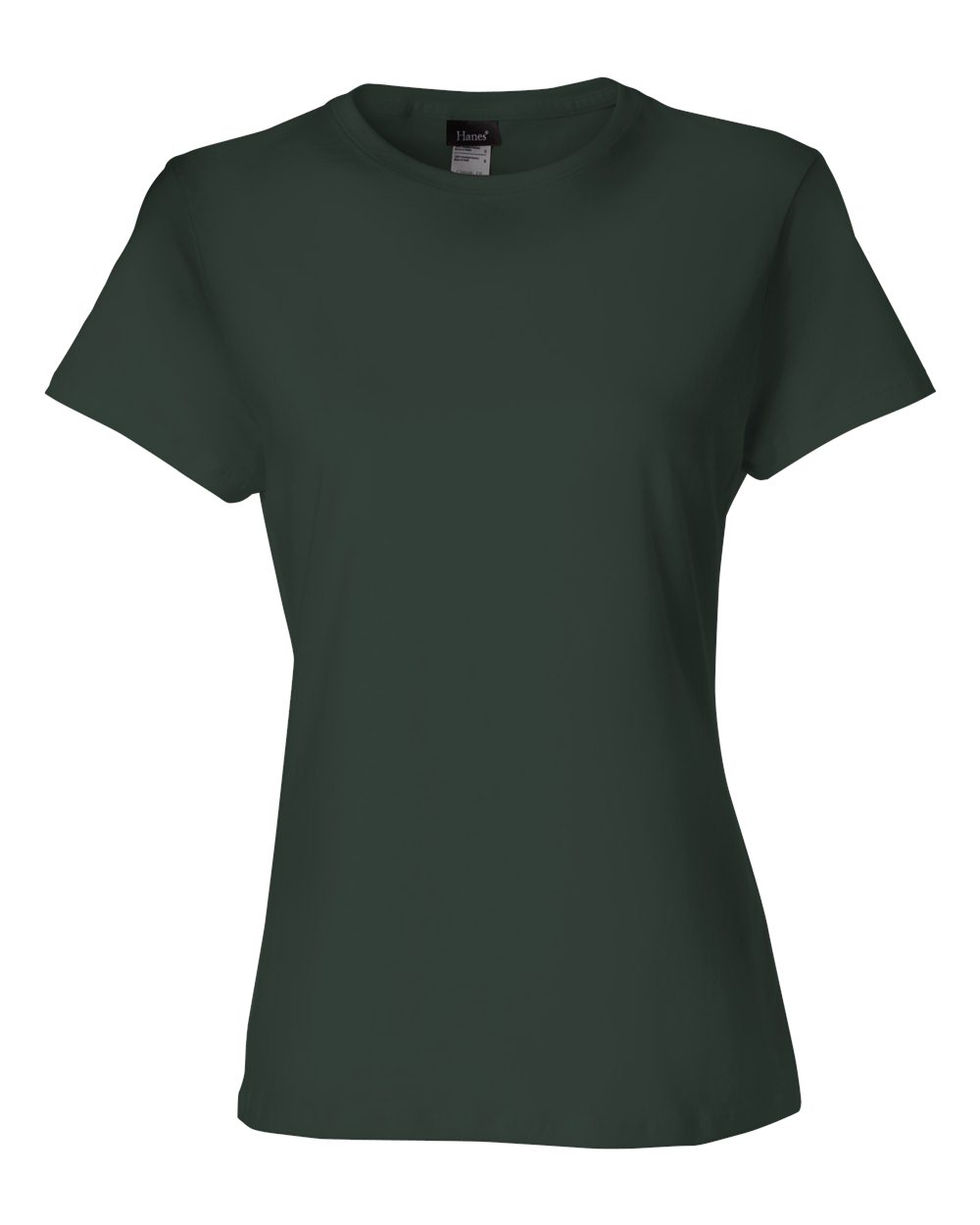 Hanes SL04 T-Shirt Ladies' 4.5 oz. Classic Fit Ringspun - Walmart.com