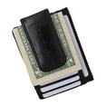 thumbnail image 7 of Genuine Eel Skin Leather Money Clip Front Pocket Wallet with Magnet Clip and Card ID Case E 910E, 7 of 7