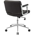 thumbnail image 6 of Modway Finesse High Back Modern Vinyl Office Chair in White Finish, 6 of 6