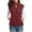 Wine, variant on RQYYD Puffer Vest Women Lightweight Sleeveless Quilted Jackets Zip Up Stand Collar Fall Winter Coat With Pockets