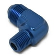 thumbnail image 4 of Russell Performance -4 AN to 1/4in NPT 90 Degree Flare to Pipe Adapter (Blue), 4 of 4