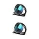 thumbnail image 4 of Anillo de piedra lunar unisex Qarigey estilo retro negro 7, 4 of 6