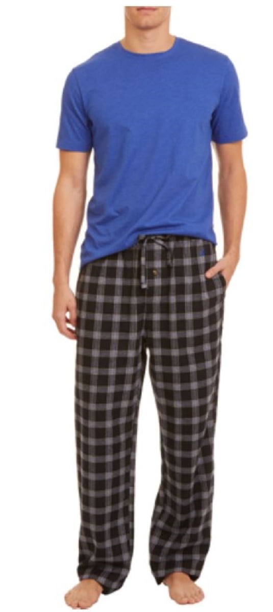 Nautica Men's 2Piece Cotton Pajama Lounge Set (Twilight Sky, Medium