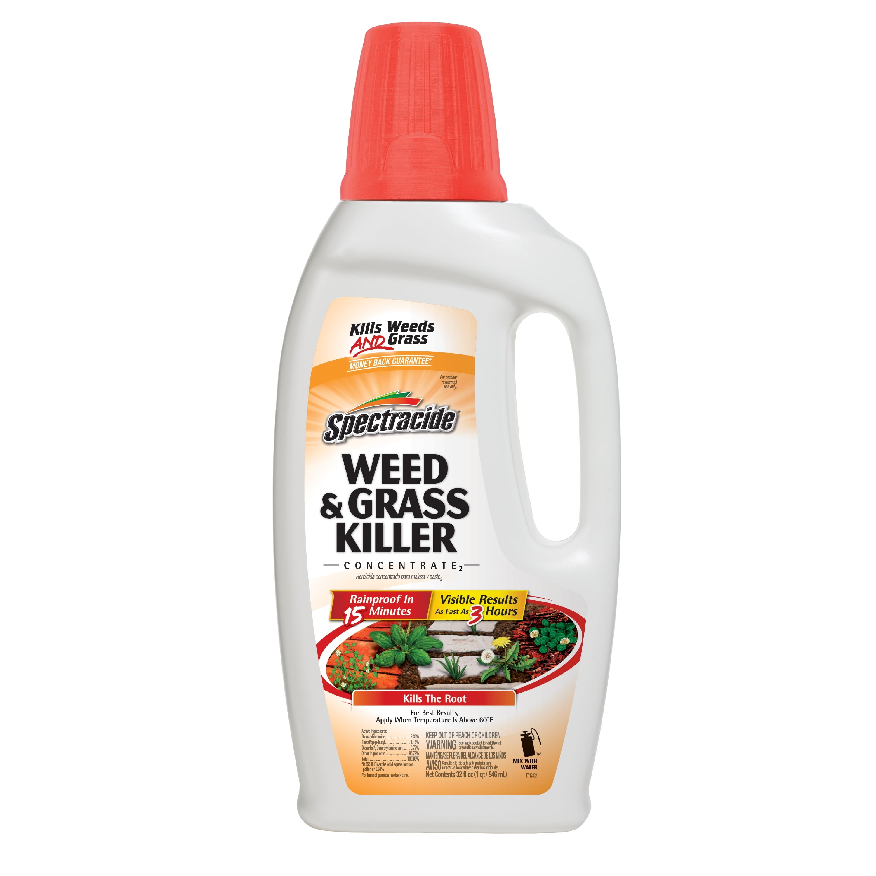 Spectracide Weed & Grass Killer Concentrate, 32-fl oz - Walmart.com